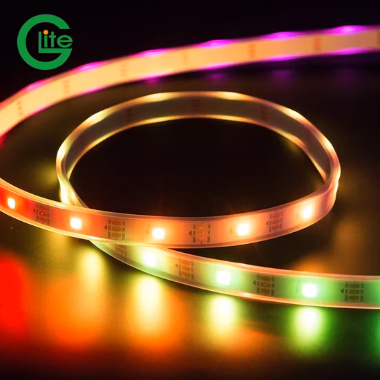 Digital Sk6812 Camiseta programable direccionable Tira de LED RGB direccionable 5V