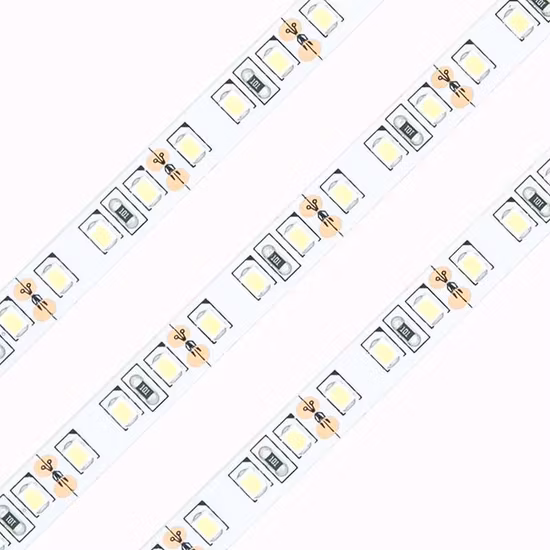 Alto brillo SMD2835 120LED Lámpara LED DC24 Tira para decoración