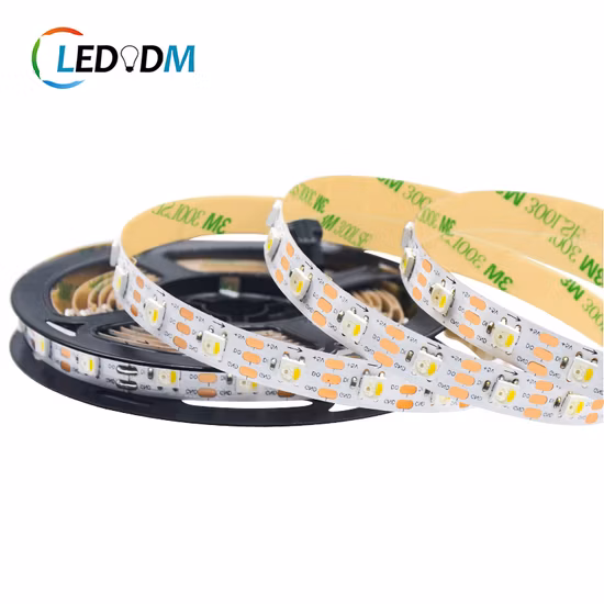 Spi Control High Density 144LEDs/M SMD5050 DC5V Sk6812 Digital RGBW LED Strip con IC incorporado