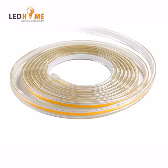 Alto voltaje 220V COB LED Exterior IP67 Impermeable 50m COB LED Strip