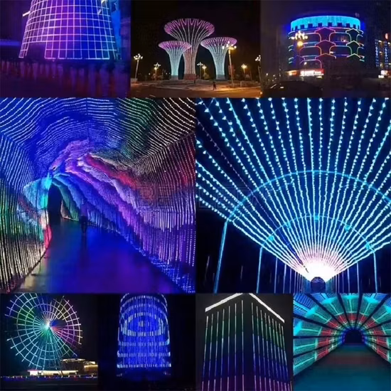 Tira de LED impermeable individualmente direccionable RGB Neon Pixel Ws2812b para Bar TV Music Festival